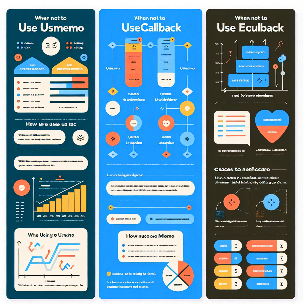 Cuándo no usar useMemo, useCallback y useReducer en React