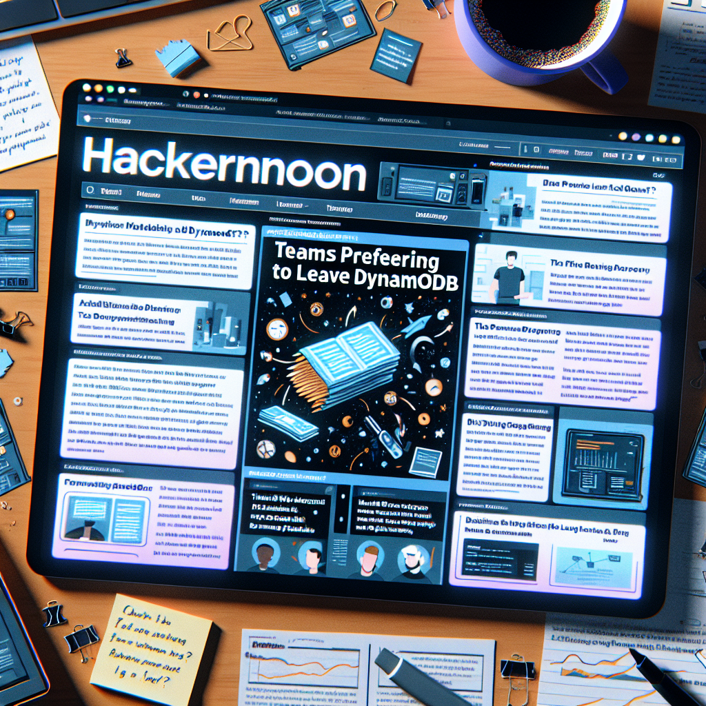 La Newsletter HackerNoon: Equipos que prefieren dejar DynamoDB