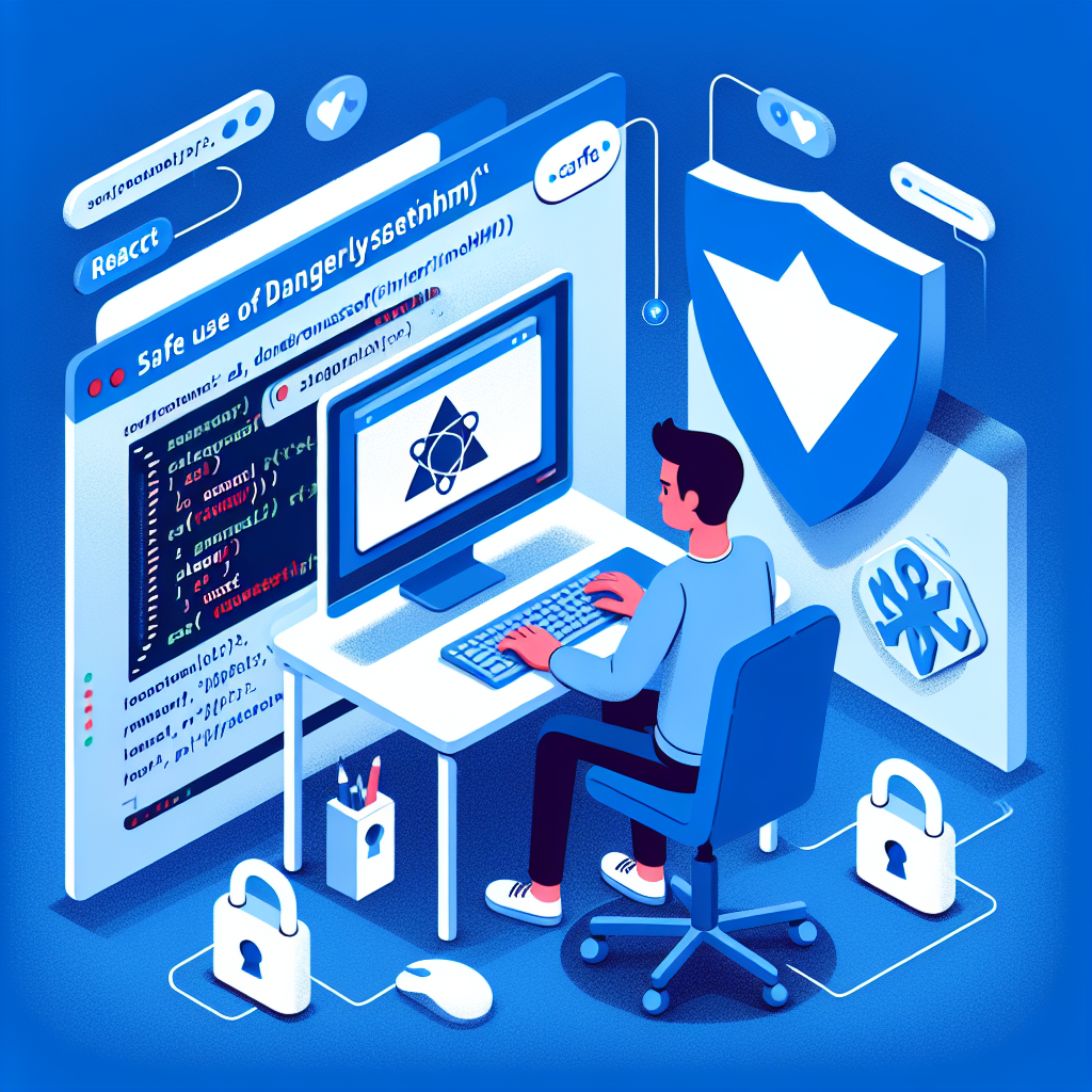 Uso seguro de dangerouslySetInnerHTML en React