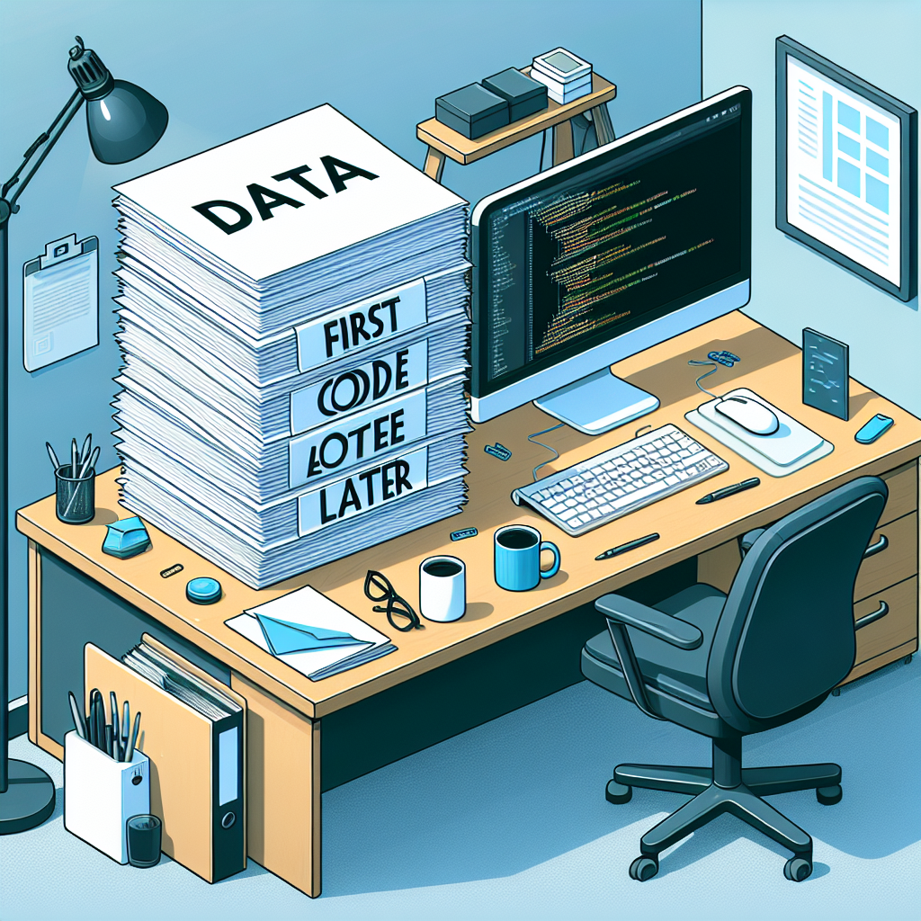 Datos primero, código después