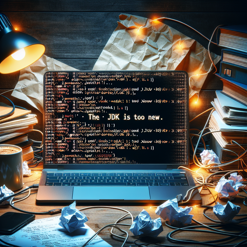 Error críptico de sbt: mi JDK era demasiado nuevo