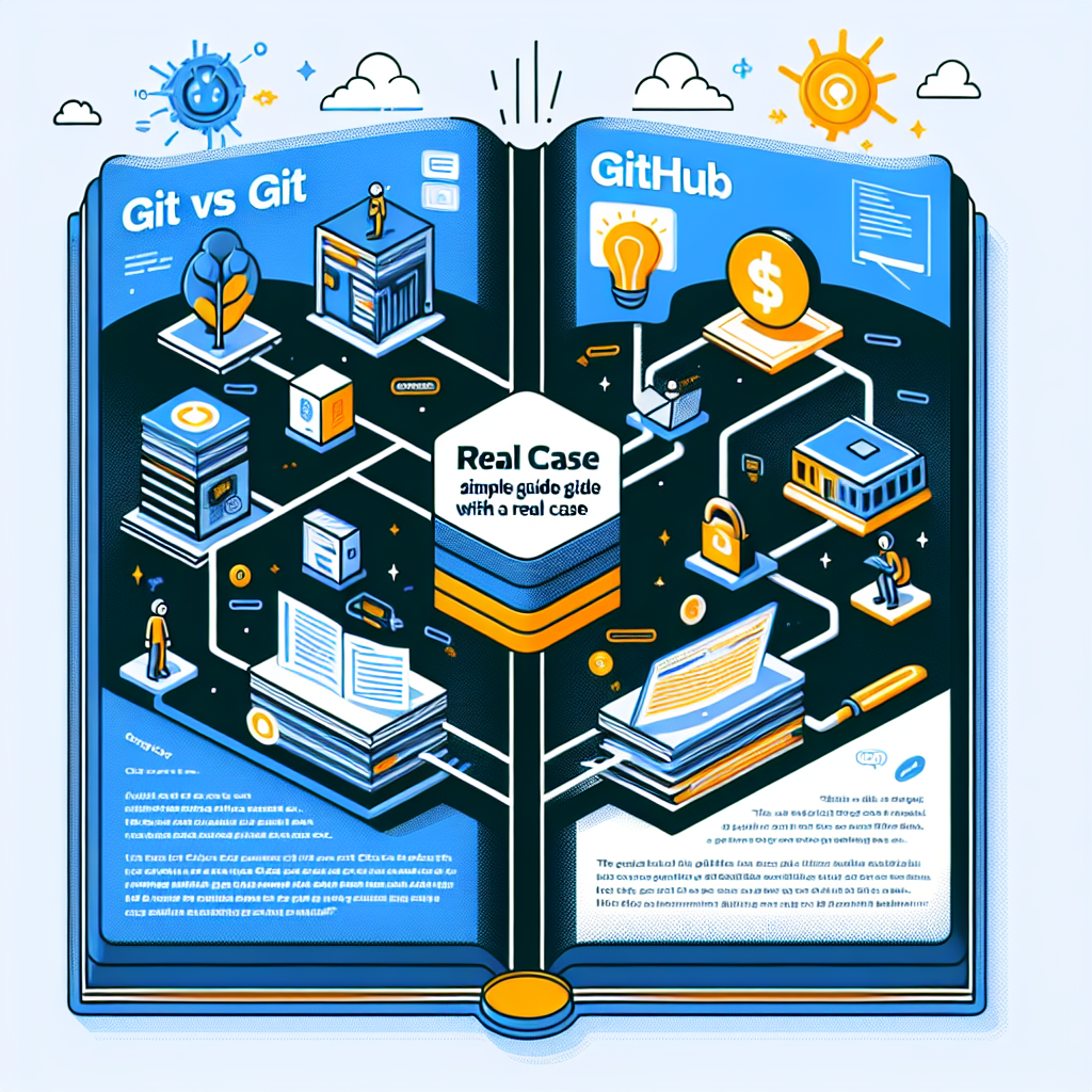 Git vs GitHub: Guía Simple con un Caso Real