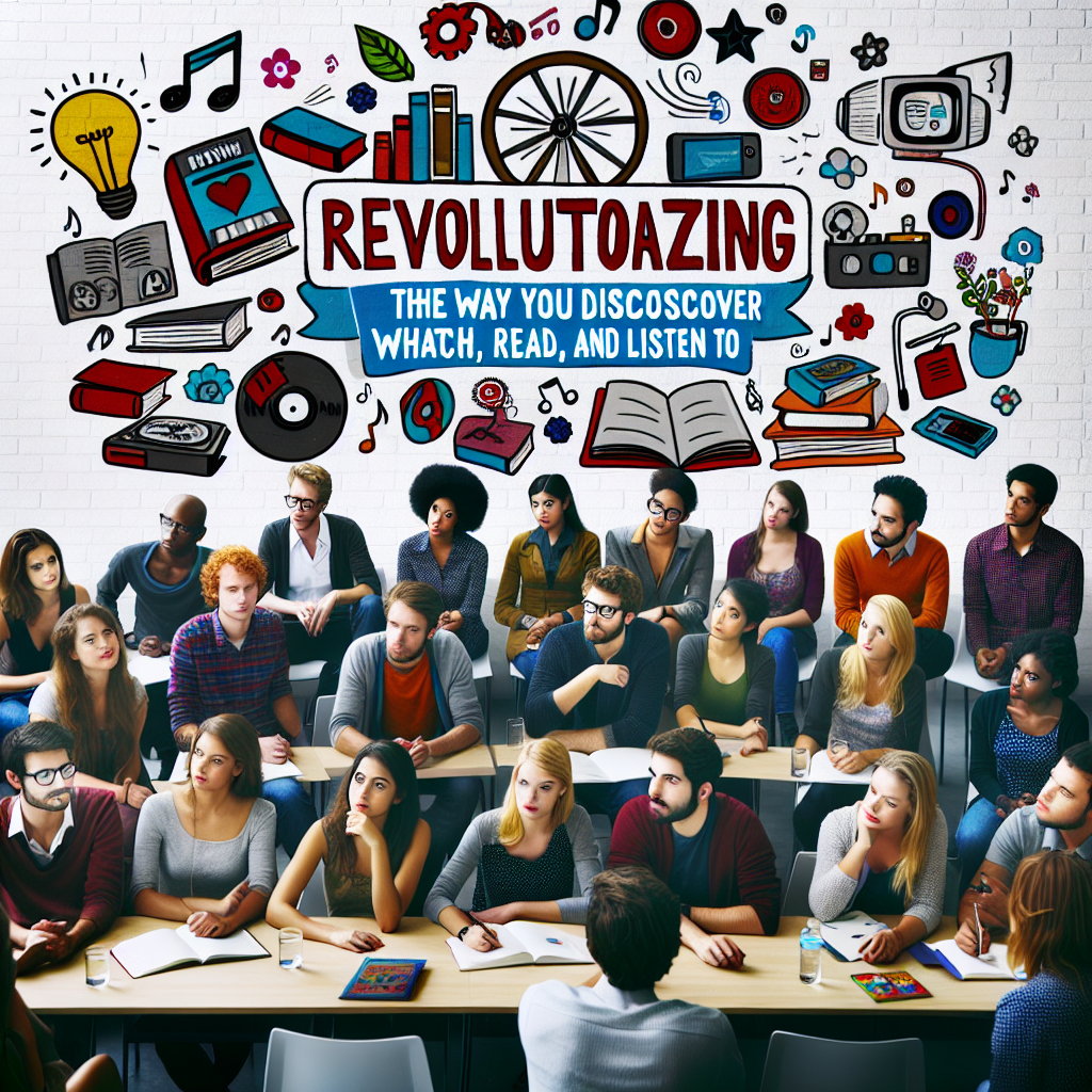 Un grupo de estudiantes revoluciona tu forma de descubrir qué ver, leer y escuchar.