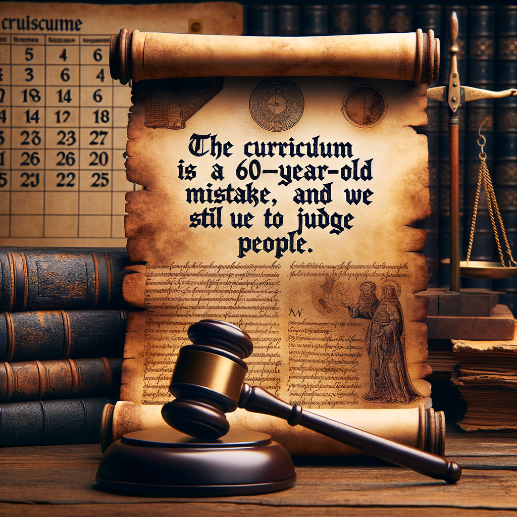  El currículum es un error de 600 años atrás y seguimos usándolo para juzgar a las personas