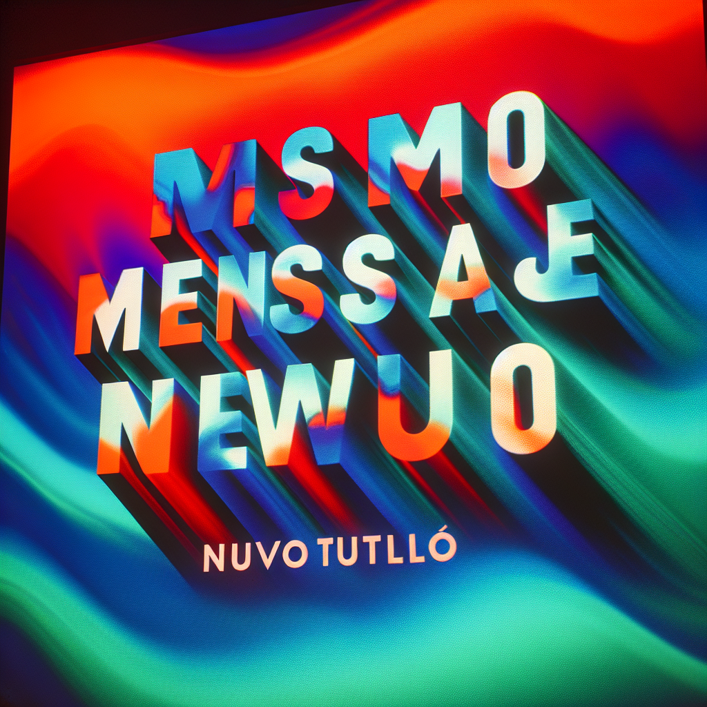 Mismo mensaje, nuevo título