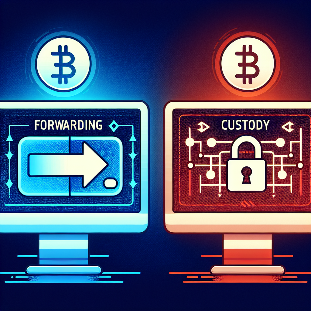 Formas de aceptar criptomonedas: Forwarding y Custodia