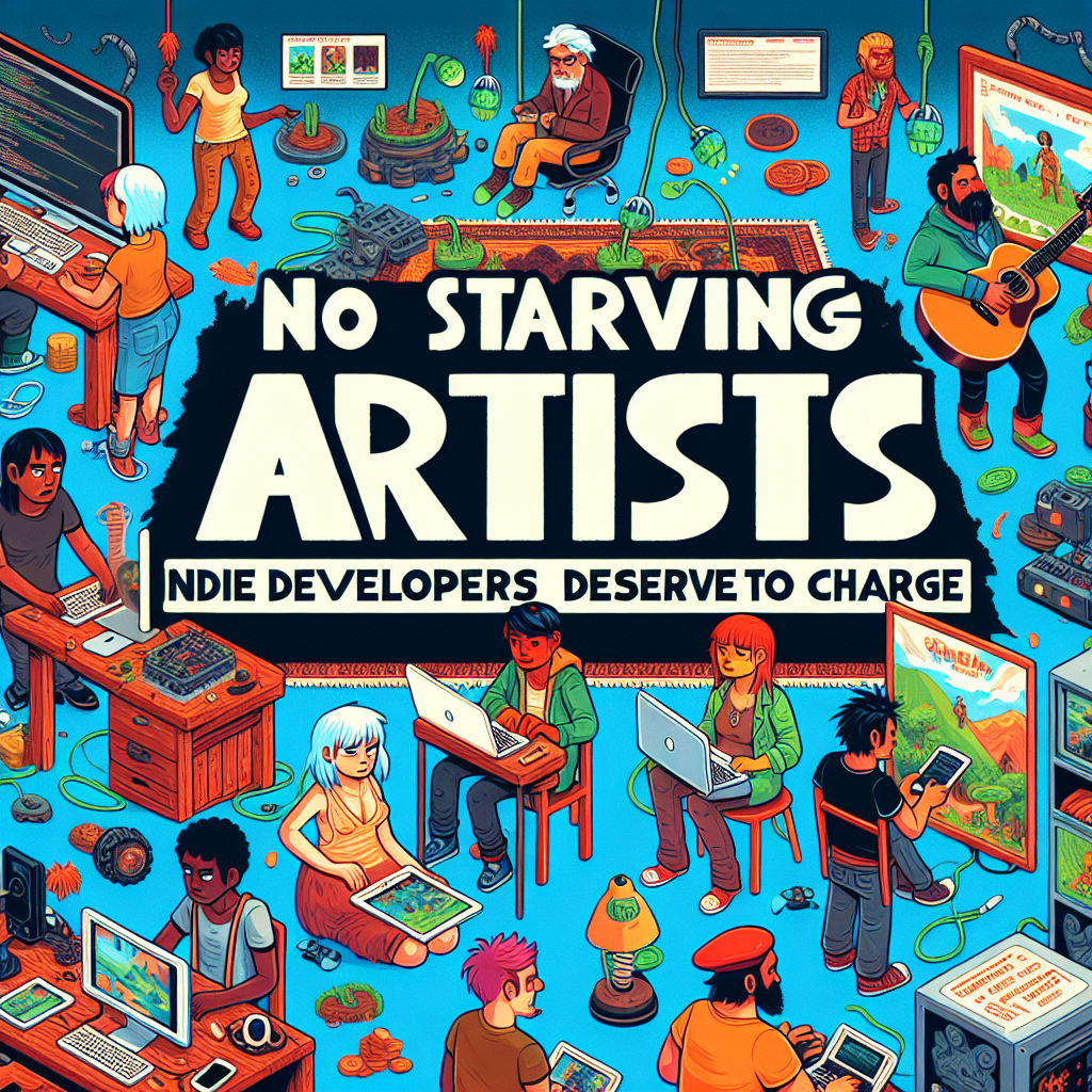 Ya No Artistas Hambrientos: Desarrolladores Indie Merecen Cobrar