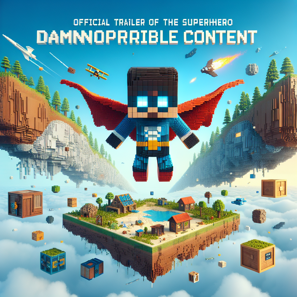 Minecraft: tráiler oficial del DLC de Superman