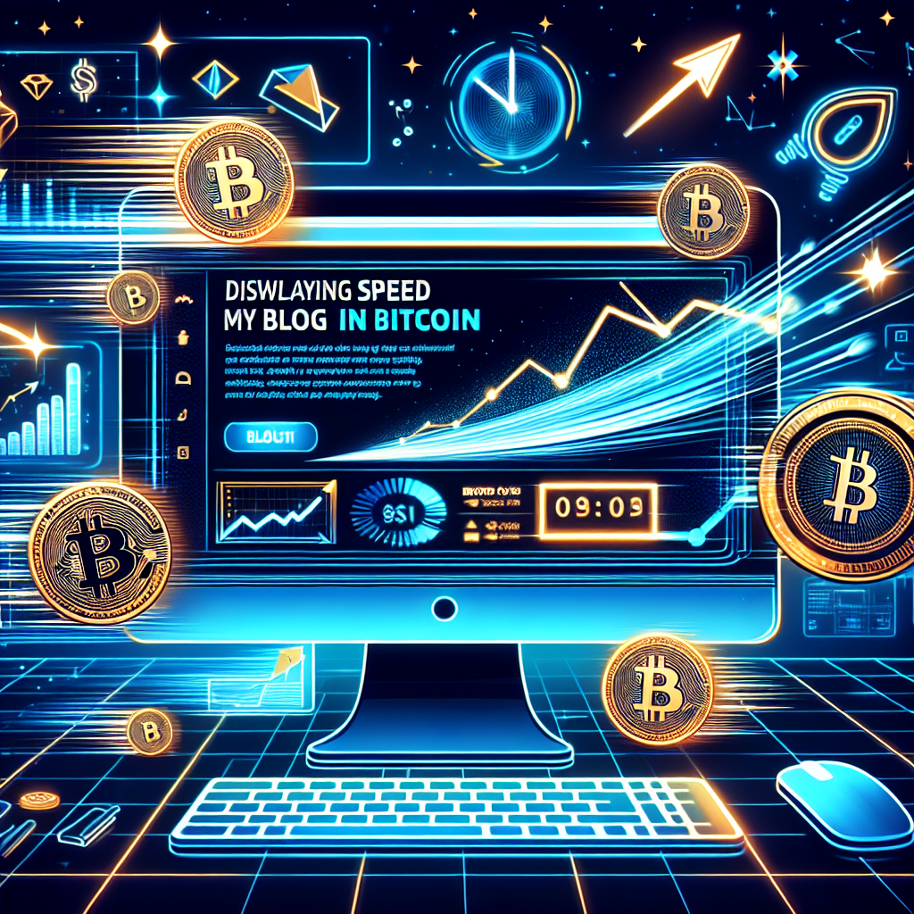 Mostrando Velocidad con Mi Blog en Bitcoin