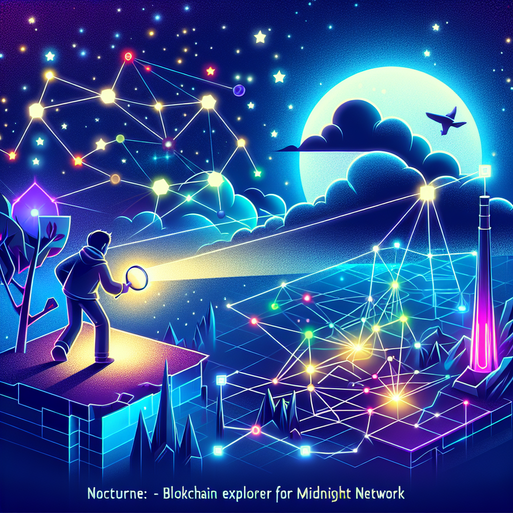 Nocturne: Explorador de Blockchain para Midnight Network