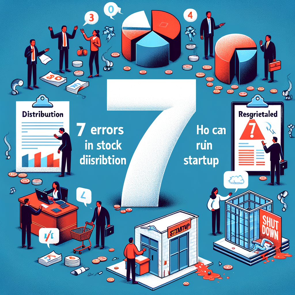 7 Errores en la Distribución de Acciones que Pueden Destruir Startups