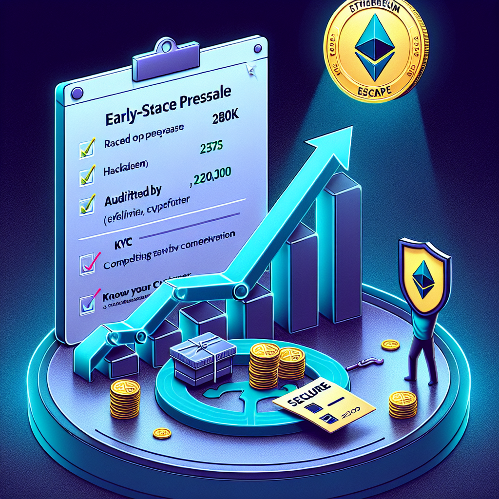 ESCAPE Presale en Ethereum: 280K recaudados, Hacken auditado y KYC verificado por SolidProof