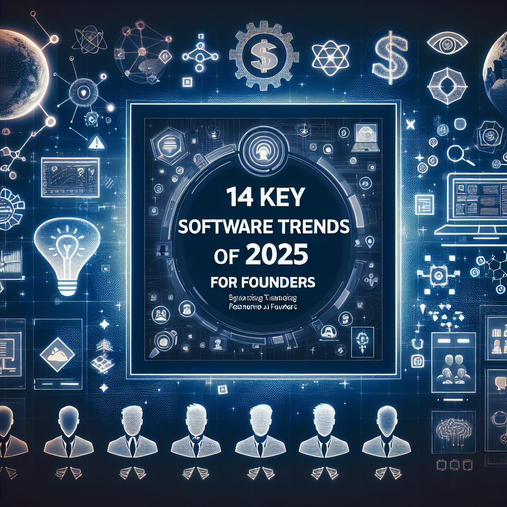 14 Tendencias Clave de Software 2025 para Fundadores