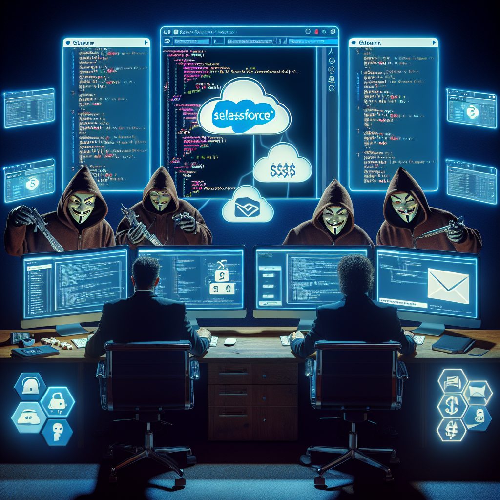 Hackers explotan aplicación modificada de Salesforce para robar datos y extorsionar empresas