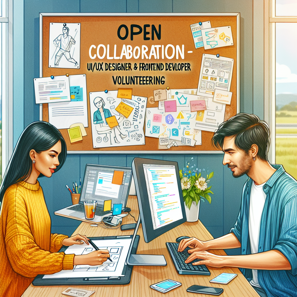 Colaboración Abierta - Diseñador UI/UX y Desarrollador Frontend (Voluntariado)