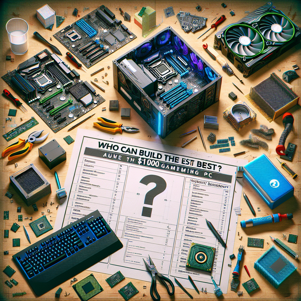 Quién Construye la Mejor PC Gamer de 1000 Dólares?