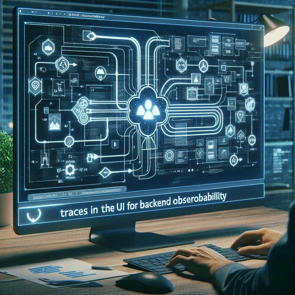 Trazas en la UI para observabilidad backend