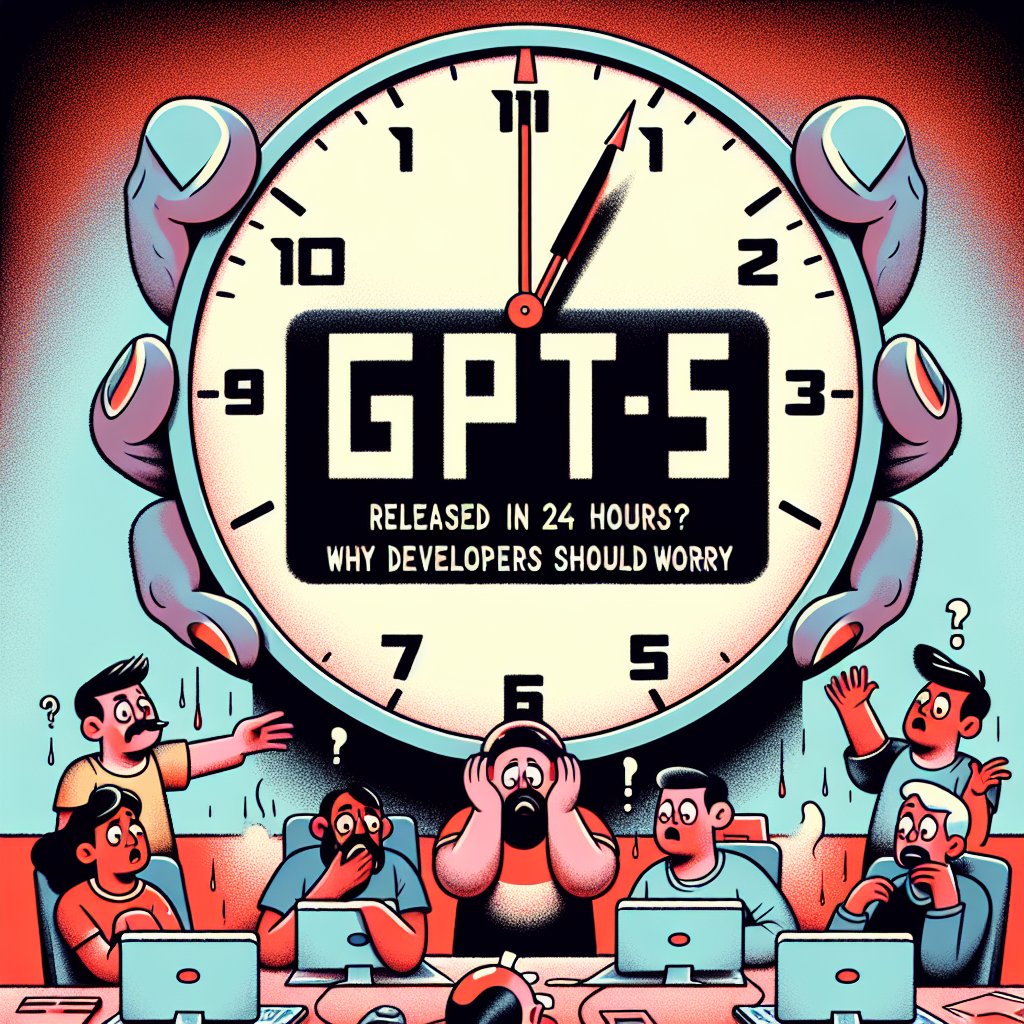 GPT-5 liberado en 24 horas? Por qué deben preocuparse los desarrolladores