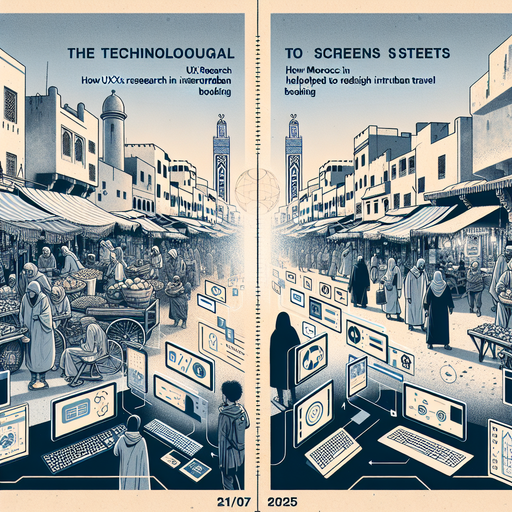 El Ritmo Tecnológico: De Pantallas a Calles: Cómo la Investigación de UX en Marruecos Ayudó a Rediseñar la Reserva de Viajes Interurbanos (21/07/2025)