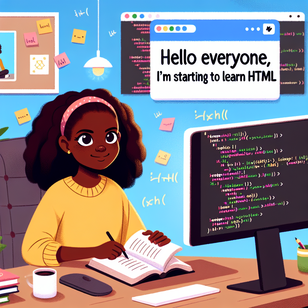 Hola a todos, empiezo a aprender HTML
