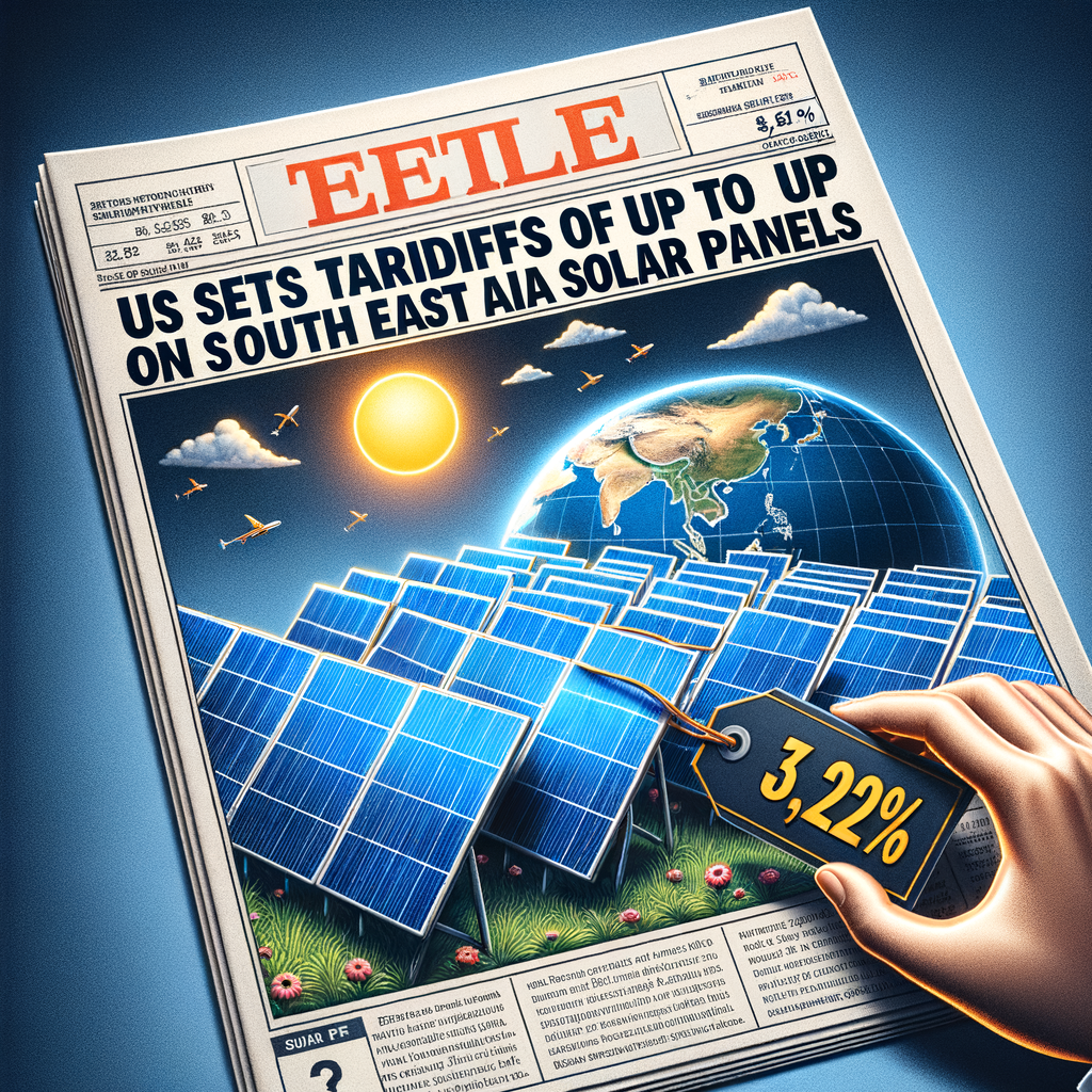  Aranceles de hasta 3,521% en paneles solares de Asia Sudoriental en EE.UU.