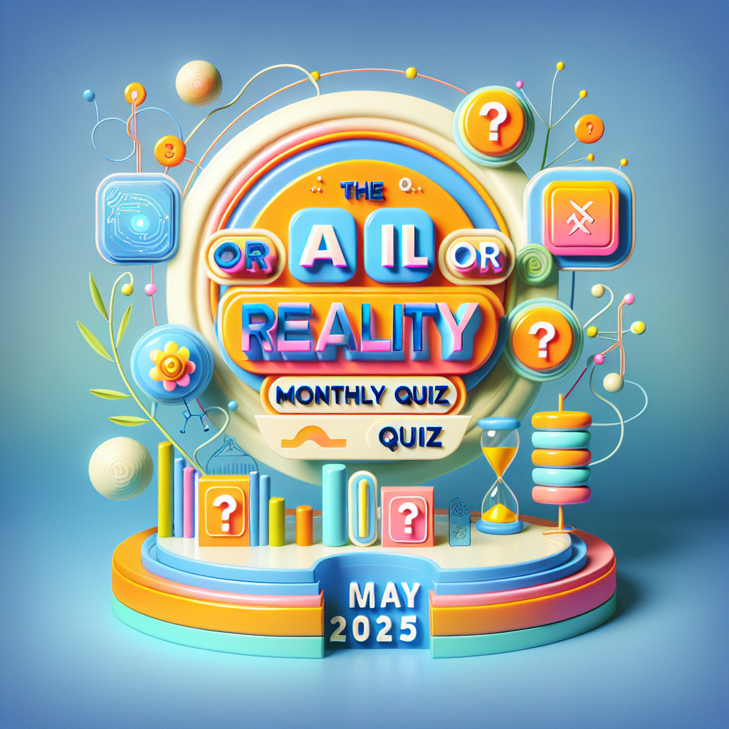 El Quiz de IA o Realidad Mensual: Mayo 2025