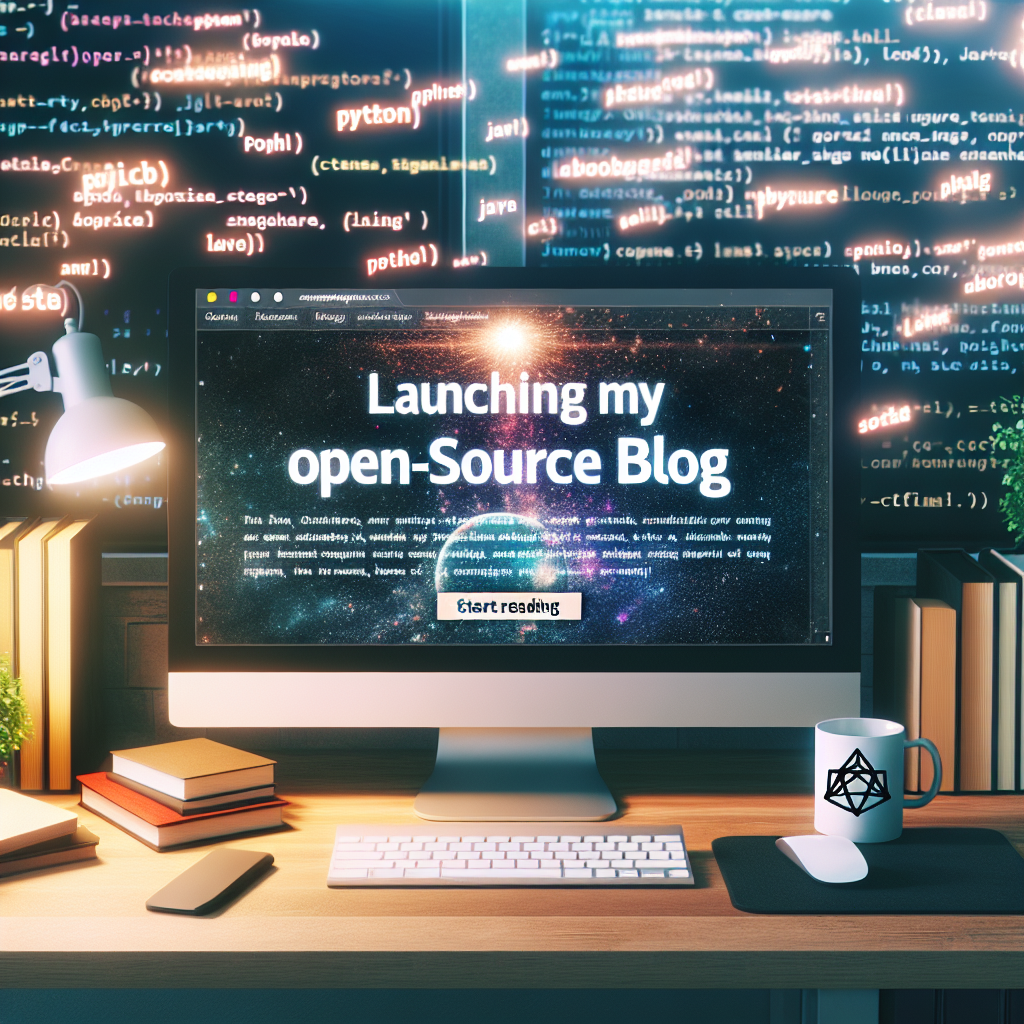 Lanzando mi blog de código abierto