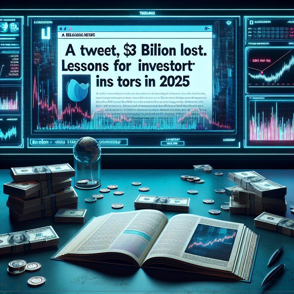 Un Tweet, $3 mil millones perdidos: Lecciones para inversores en 2025