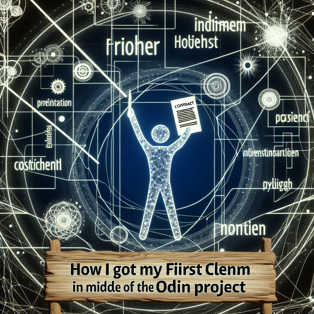 Cómo Conseguí Mi Primer Cliente en el Medio del Proyecto Odin