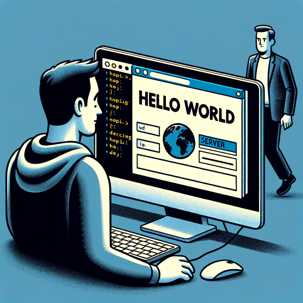 Entrando a un Servidor con una Página Hola Mundo y una JPEG Falsa