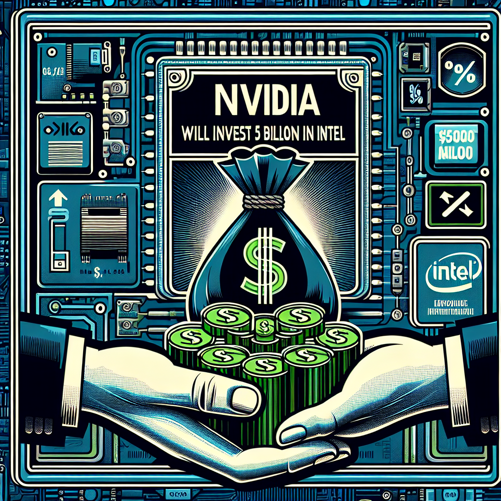 Nvidia invertirá 5.000 millones de dólares en Intel