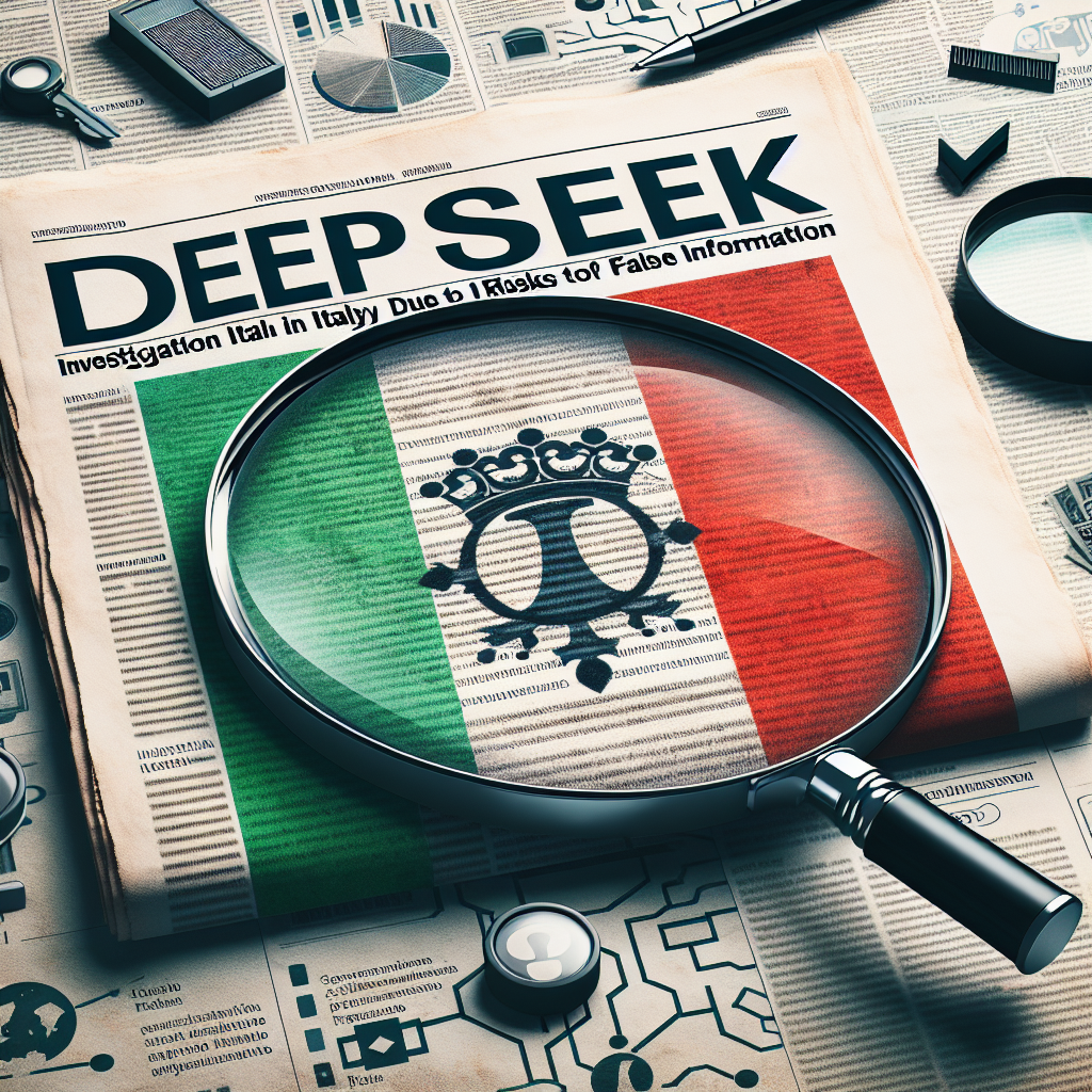 Investigación en Italia sobre DeepSeek por riesgos de información falsa