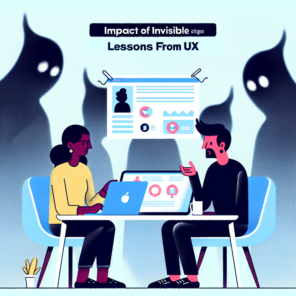 Impacto del estigma invisible en entrevistas de usuario: lecciones de UX