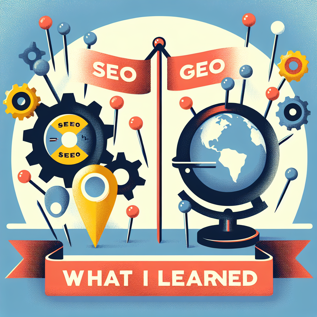 SEO vs GEO: Lo que aprendí