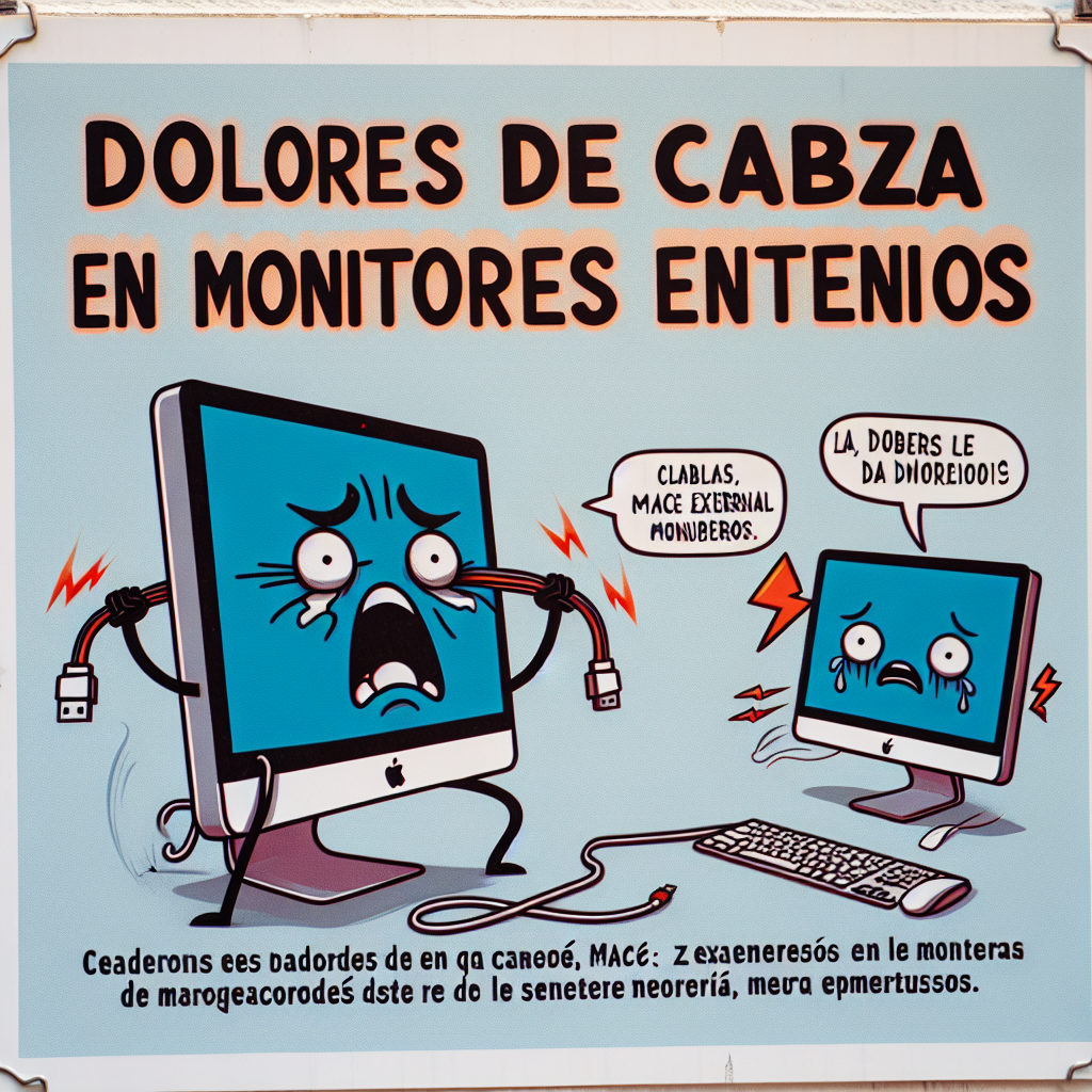 Dolores de cabeza en Mac: monitores externos