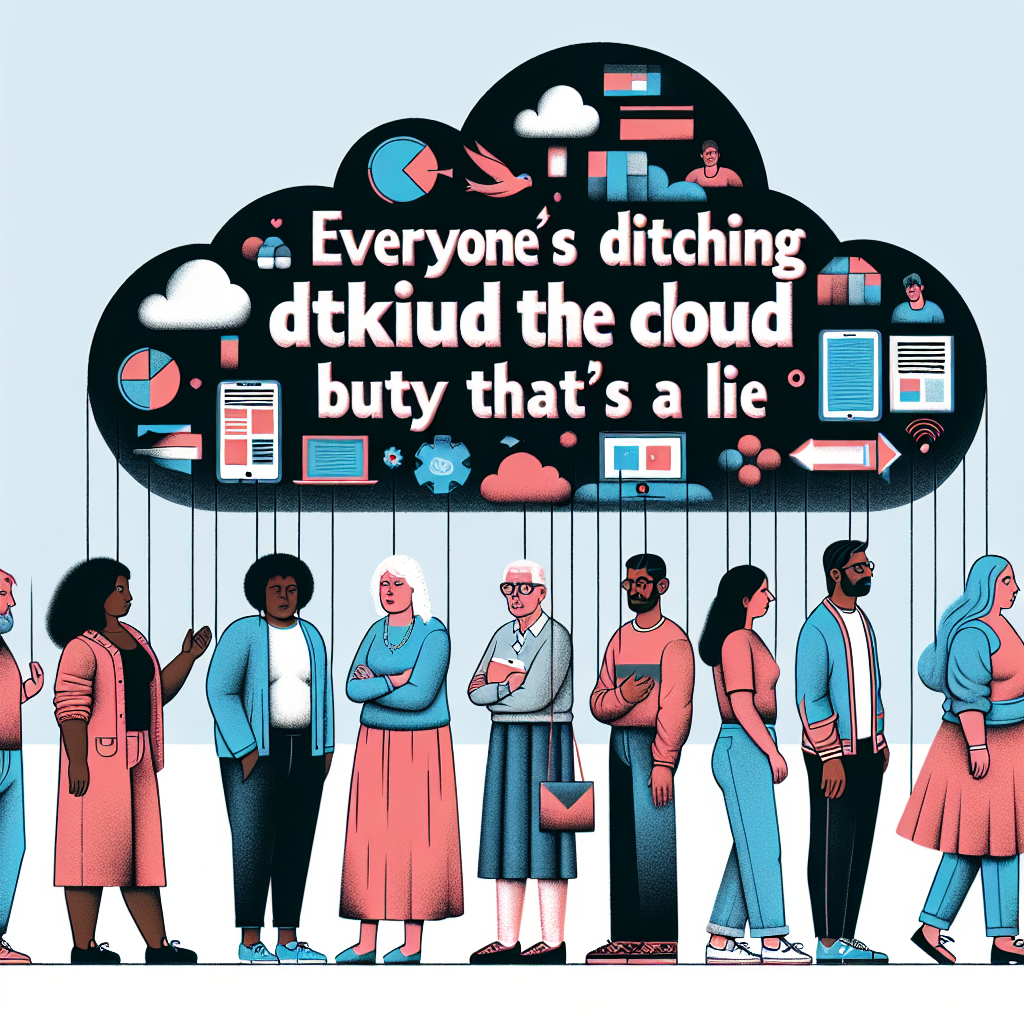 Todos dicen adiós a la nube, pero no es verdad