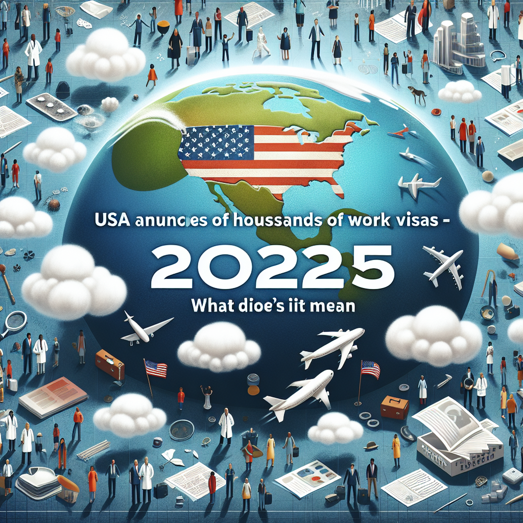 EE. UU. anuncia miles de visas de trabajo para 2025 — Qué significa