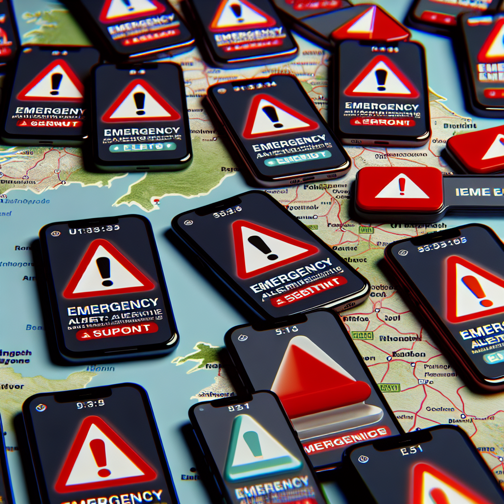 Alertas de emergencia enviadas a smartphones en Reino Unido