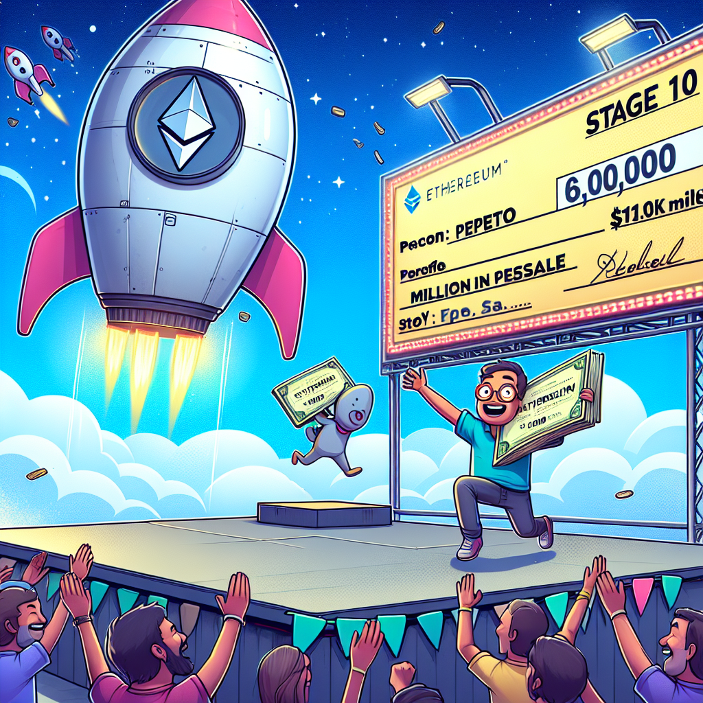 Pepeto llega a la Etapa 10 y recauda 6,18 millones en preventa, Ethereum apunta a 10 mil