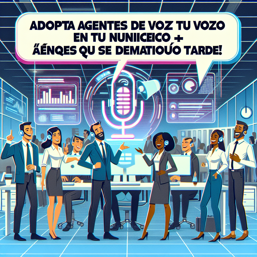 Adopta Agentes de Voz en tu Negocio ¡Antes de que sea demasiado tarde!