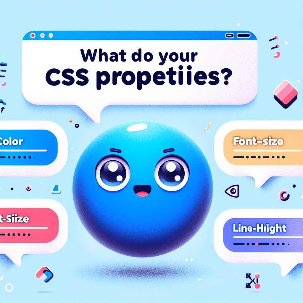¿Cuáles son tus 4 propiedades CSS?