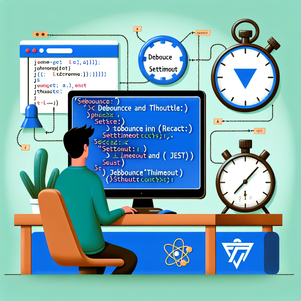 Debounce y throttle en React con Jest y setTimeout
