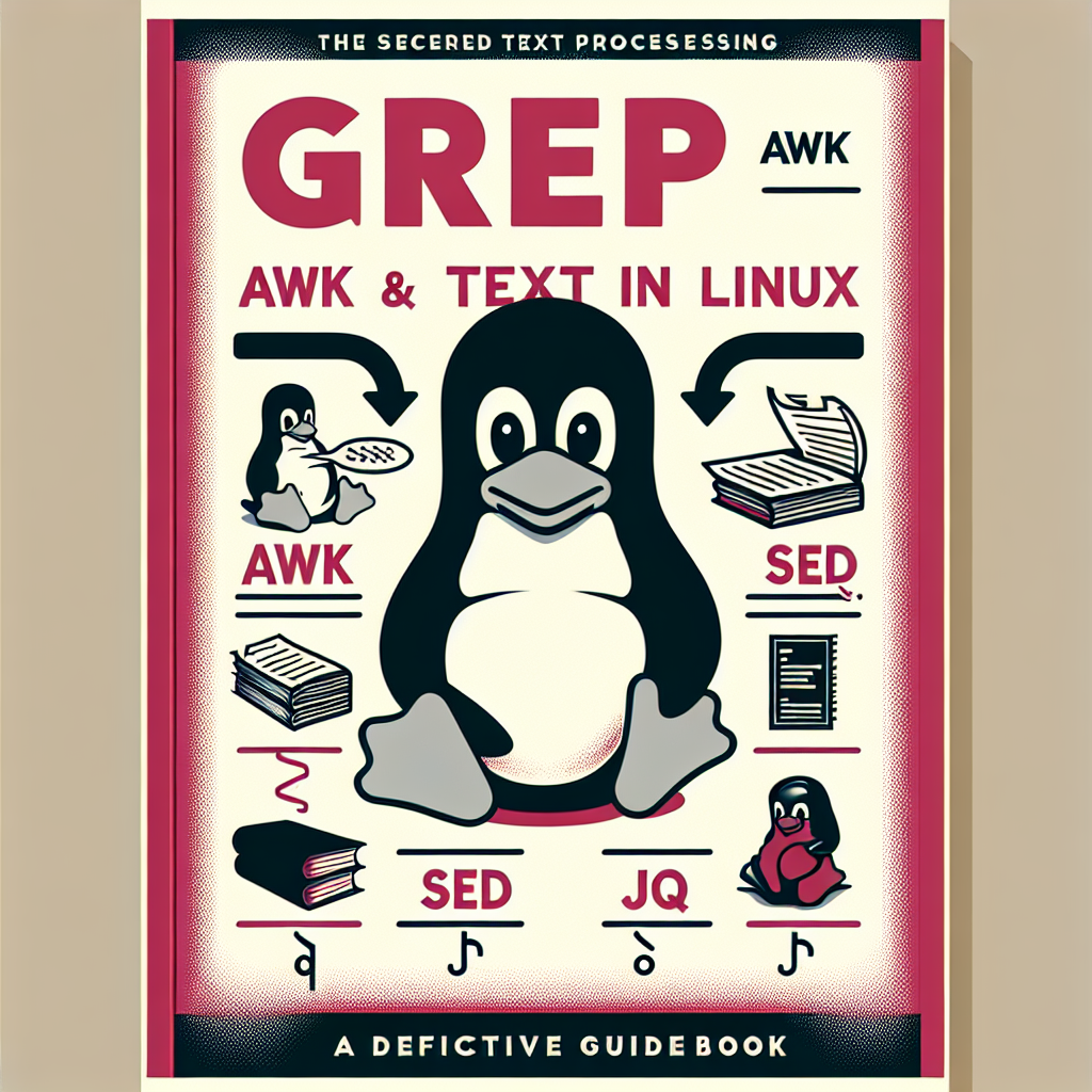 Guía definitiva de grep, awk, sed y jq para texto en Linux