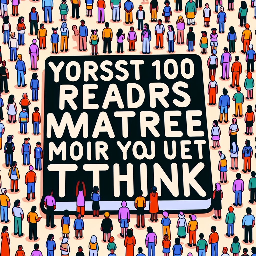 Tus 100 primeros lectores importan más de lo que crees